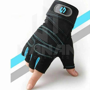 Venta al por mayor Fitness Transpirable Ventilado Medio Dedo Guantes-Amortiguador Ciclismo Guantes Fitness Racing Guantes - Product Image 2