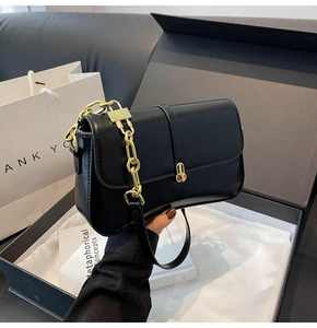 Sac carré tendance 2026 de qualité supérieure, sacoche vintage pour femme, sac à bandoulière en cuir à porter sous le bras - Product Image 6