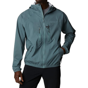 Impermeable/transpirable resistente al viento con capucha personalizado sostenible chaqueta bombardero cortavientos Chaqueta ligera abrigo - Product Image 1