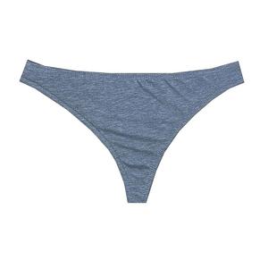 Fait sur mesure 100% coton couleur bleue taille basse dames string chaud meilleur prix d'usine Bangladesh - Product Image 2