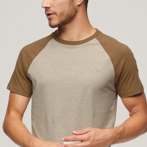 Venta directa de fábrica nueva camiseta de gimnasio para hombres con estilo/camiseta de gimnasio para hombres con manga raglán ajustada hecha a medida - Product Image 3