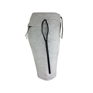 Pantalones cortos de lana de verano OEM para hombre, mezcla de algodón sólido, transpirables, de secado rápido, cintura media, elásticos, cómodos, pantalones cortos de Entrenamiento Personalizados - Product Image 2