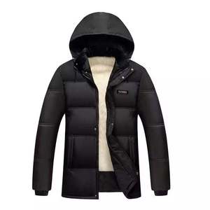 Veste bouffante coupe-vent pour hommes avec capuche en polaire manteaux d'hiver d'extérieur personnalisés veste pour hommes vente en gros - Product Image 4