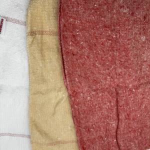 Casalina Chiffons de vadrouille en coton multicolore 50x70cm Lingettes de nettoyage ménager Chiffons de vadrouille en coton blanc pour le nettoyage des sols - Product Image 2