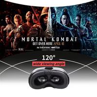 Casque VR Casque de réalité virtuelle 3D avec lentilles HD 120 ° FOV anti-lumière bleue et engrenages réglables