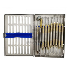 Kit de equivalencia dental con brocas y mangas codificadas por colores para una fácil identificación de implantes Kit completo de equivalencia dental - Product Image 6