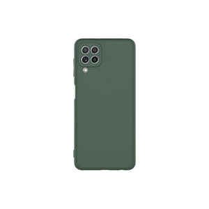 Coque de protection en silicone liquide de qualité supérieure JoieCreatif série Mara pour Samsung Galaxy A22 4G Plus vert foncé - Product Image 1