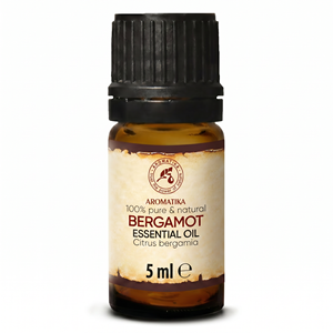 Aromatika Aceite Esencial de Bergamota Prensado en Frío Natural 5ml 100% Puro Extracto de Cáscara para Piel Mixta/Oleosa/Todo Tipo de Piel - Product Image 1