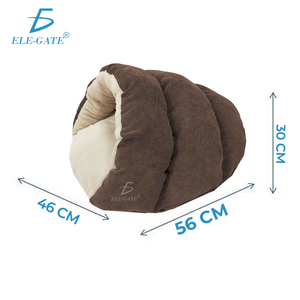 Cuccia Moderna Piccola per Cani e Gatti Taglia M 46cm X 56cm X 30cm in Materiale PP Fleece Rimovibile con Stampa Animalier per il Sonno - Product Image 3