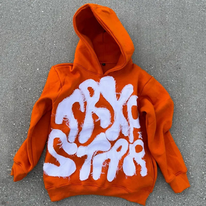 Sudadera con capucha de gran tamaño lavada con ácido para hombre, jersey de diseñador de fabricante de ropa personalizada - Product Image 4