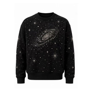 Sweat-shirts d'hiver pour hommes à prix abordable, avec strass, grandes tailles, en tissu polaire écologique et respirant, vente en gros - Product Image 1