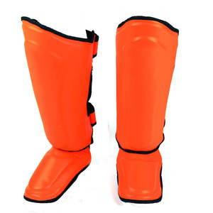 Protège-tibias de Muay Thai et de Kickboxing professionnels de haute qualité en PU, motif personnalisé, durables, pour l'entraînement et la compétition - Product Image 5