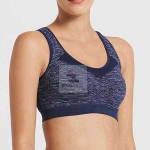 Sujetador deportivo transpirable personalizado para mujer para ropa de entrenamiento físico a la venta - Product Image 2