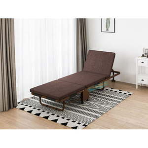 เตียงพับสไตล์มินิมอลเกาหลี ผ้าหุ้มดีไซน์พับได้ - Product Image 6