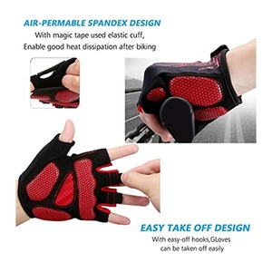 Guantes de ciclismo antideslizantes para hombres y mujeres Guantes deportivos al aire libre a prueba de viento para correr y conducir - Product Image 2