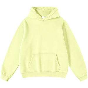 2024 Logo personnalisé haute qualité séchage rapide respirant sweat à capuche pantalons de survêtement pour hommes femmes jaune grande taille durable pull hiver - Product Image 1