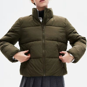 Custom Made <b>Packable</b> Waterproof Puffer <b>Jacket</b> for Men Women High Street Style Stand Collar Winter Coated Zipper Low Price - Product Image 5