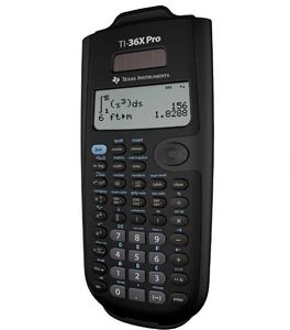 Calculatrice scientifique Texas Instruments TI 36X Pro neuve, 100 % qualité, plastique, numérique, double alimentation, noire, garantie 1 an - Product Image 1
