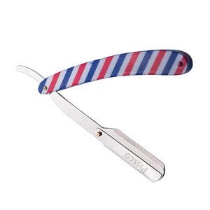 Barber Tools Hair Razor Stainless Steel Handle Straight Edge Folding Shaving Razor Barber Straight Razor - Product Image 5