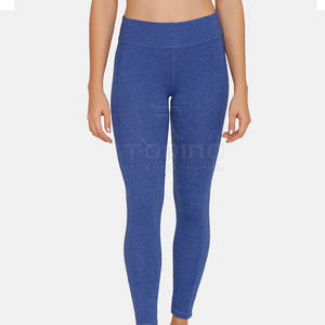 Hot Sale Women's Comfortable Solid Pattern Mid <b>Waist</b> <b>Legging</b> Latest Style Yoga Wear with <b>Low</b> MOQ - Product Image 1