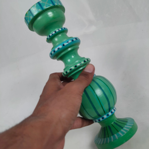 Portavelas Ovalado Hecho a Mano de Madera de Mango, Duradero y Ecológico, para Decoración del Hogar, Navidad, Restaurantes, Hoteles y Eventos - Product Image 1