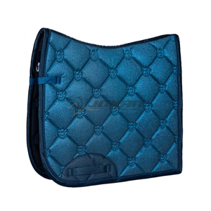 Doublure douce de conception durable pour l'entraînement et la compétition Tapis de selle anglais équestre matelassé - Product Image 1