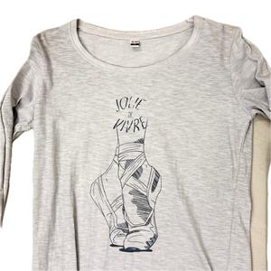 T-shirt sérigraphié pour jeunes femmes Logo personnalisé Compression haut sans couture haute élasticité Slim-Fit sans couture T-Shirt Gym femme t-shirts - Product Image 2