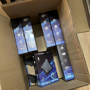 vSe eBox V5 Pro <b>Android</b> 12 <b>TV</b> <b>Box</b> | 6K HDR | 4GB RAM 32GB Storage | WiFi 6 | Quad-Core Cortex-A53 | Bluetooth Voice Remote - Product Image 1
