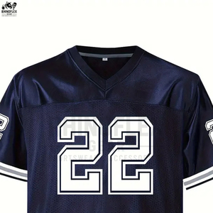 Maillot de rugby pour homme avec logo et design personnalisés, chemise d'entraînement d'hiver avec service OEM, vêtements de sport en mesh, maillot de rugby - Product Image 2