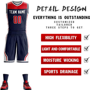 เครื่องแบบบาสเก็ตบอลแบบปรับแต่งได้เครื่องแบบบาสเก็ตบอลเสื้อบาสเก็ตบอลแบบปรับแต่งได้2025ใหม่ - Product Image 5