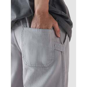 Pantalones Tácticos Cargo Gris Pizarra VII, Corte Holgado, Lona, Logotipo Personalizable, Talla XL, Pliegues, Decoraciones con Cremallera, Lavado de Color, Ropa de Trabajo - Product Image 5