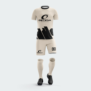 เสื้อฟุตบอลคุณภาพพรีเมียม โพลีเอสเตอร์ 100% แบบสั้น พิมพ์ลายดิจิตอลด้านหน้า ออกแบบเองได้ แห้งเร็ว ระบายอากาศดี ต้านเชื้อแบคทีเรีย - Product Image 2