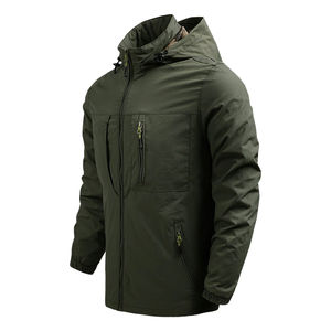 Veste coupe-vent imperméable de qualité supérieure, prix de gros personnalisé, 2026, légère, imperméable, unisexe - Product Image 2