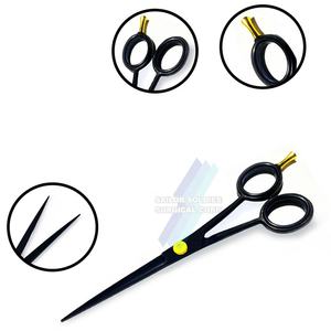 Meilleure vente de nouveaux ciseaux de coiffeur noirs en acier inoxydable de haute qualité avec logo personnalisé et ciseaux de coiffeur - Product Image 6