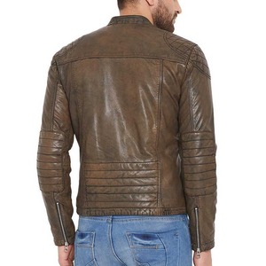 Wholesale Custom Made Men's Fashionable Leather <b>Jacket</b> Trendy <b>Plus</b> <b>Size</b> <b>Waterproof</b> Design for Winter <b>jacket</b> for men - Product Image 3