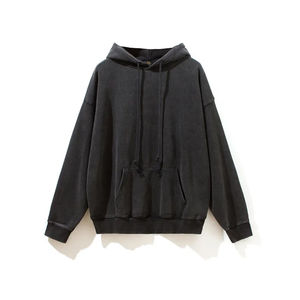 Sudadera con Capucha Personalizada para Hombre, Algodón de Alta Calidad, Estilo Casual Vintage con Logotipo Bordado en la Parte Delantera, Colores Personalizados Disponibles - Product Image 5