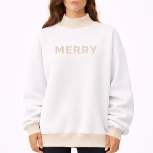 Women Streetwear Oversized Stand Collar Sweatshirt Eco-Friendly Soft Warm Loose Fit Casual <b>Winter</b> <b>Top</b> Badge Sequined Decoration - Product Image 5