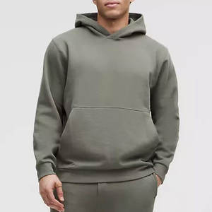 Sweat à capuche décontracté pour hommes à manches longues en polaire Pull d'entraînement à cordon avec poche Kanga Hoodies - Product Image 2