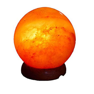 High Quality Carved Himalayan Salt <b>Lamp</b> <b>Ball</b>-Shaped Pink 100% Eco-Friendly Pure Natural Feng Shui Compatible Customizable Size - Product Image 3