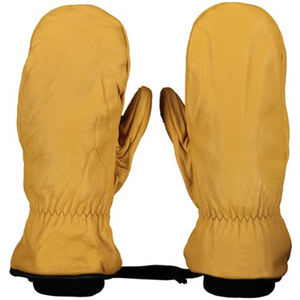 Guantes de esquí impermeables de cuero de oveja, diseño totalmente personalizado con su logotipo personalizado, 100% - Product Image 1