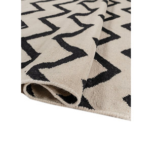 Indusbar Classic Handmade Wool <b>Rugs</b> Beige Brown Flat Weaves Chevron Kilim Rectangular Jute <b>Rug</b> for Home Hallway <b>Bedside</b> <b>Rug</b> - Product Image 2
