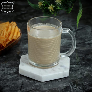Best Quality Ceramic <b>Marble</b> <b>Coaster</b> Custom Classic Style Round Hexagon Cup Holder High Selling Best Quality <b>Marble</b> <b>Coaster</b> - Product Image 4