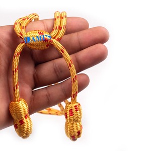Cuerda de sombreros de alta calidad, venta al por mayor, accesorios de uniformes, cordón de Sombrero trenzado de lingotes - Product Image 1