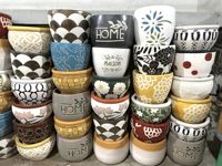 POT keramik dalam ruangan atas meja kecil untuk dekorasi anggrek POT POT POT POT POT tembikar VIETNAM pabrik eksportir