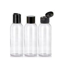 Flacon cosmétique en plastique PET de 50 ml, épaisseur 0,3 mm, surface brillante, impression sérigraphique, protection UV, emballage personnalisé, bouchon pompe pulvérisateur