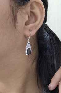 Boucles d'oreilles pendantes en labradorite faites à la main en argent sterling 925 Style vintage bijoux de fête quotidiens pour femmes - Product Image 6