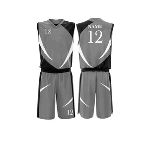 새로운 도착 농구 유니폼 남성 도매 가격 청소년 농구 유니폼 핫 세일 제조