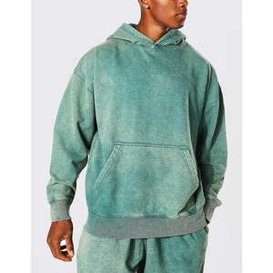Best Manufactures & Supplier Acid Wash Hoodie For Sale New Design Best Selling Men Acid Wash Hoodies At Low MOQ - Product Image 1