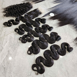 ผมต่อเวียดนามแท้ 100% แบบเวอร์จิ้น  แบบดับเบิ้ลดรอน  แบบบอดี้เวฟ  แบบใส  สำหรับต่อผมแบบซุปเปอร์เวฟท์  GUGU HAIR - Product Image 4