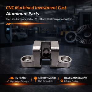 ชิ้นส่วนอะลูมิเนียมหล่อขึ้นรูปด้วยเครื่อง CNC ความแม่นยำสูง สำหรับระบบ EV, LED และระบบระบายความร้อน - Product Image 2